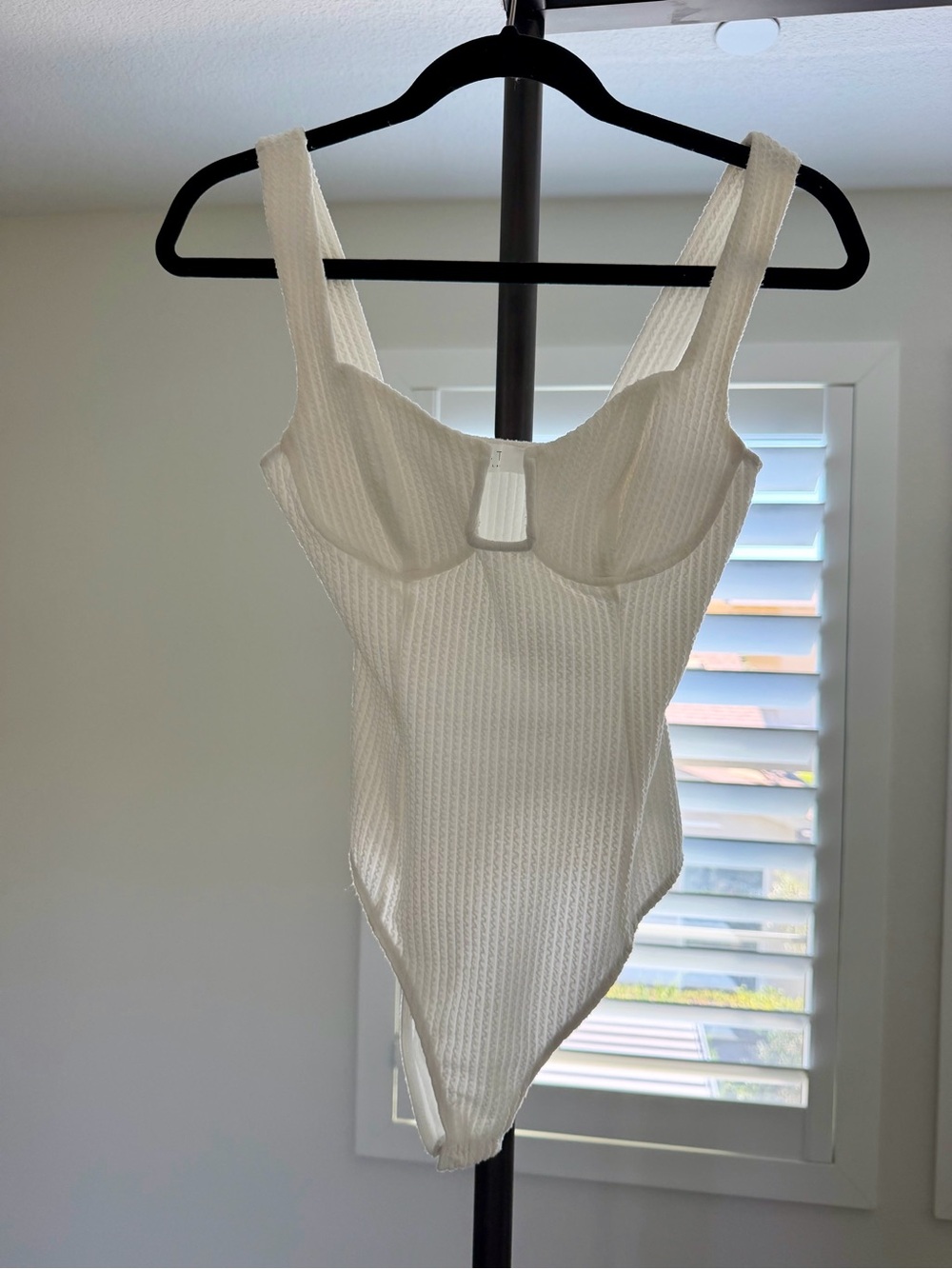 ASTR Ribbed Underwire Bodysuit